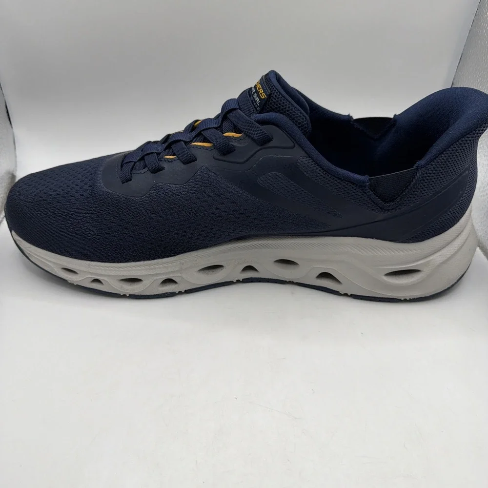 Skechers hands-free swift Fit men's Slip On Navy No Bending Shoe. Size 13